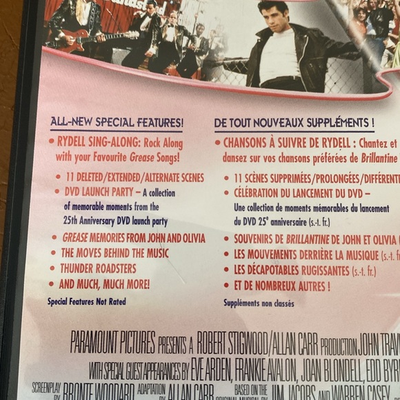 Grease the movie DVD NWOT with collectable T Bird Jacket. - Picture 8 of 8